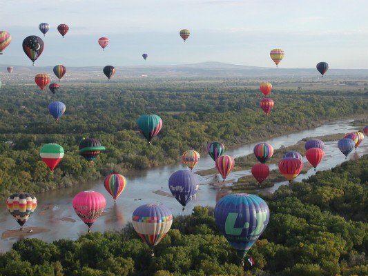 Free Download Hot Air Balloon Background Id - Rio Grande New Mexico ...