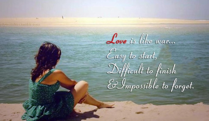 Romantic Wallpaper With Quotes Data Src Free Cute - Quotes About Sea ...