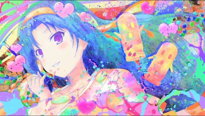 Colorful Anime Wallpaper 4k - 1360x768 Wallpaper 