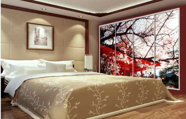 227 2272630 Japanese Style Garden Cherry Blossom Tree Beautiful Bedroom 