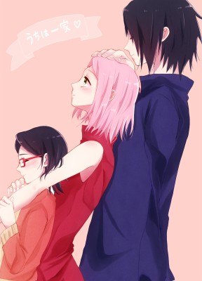 Sasuke Sakura Sarada - 2000x2774 Wallpaper - teahub.io