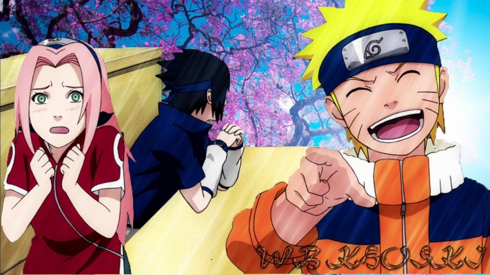 Download Laptop Naruto Pc Background Id - Sakura Laptop Background Naruto -  1366x768 Wallpaper 