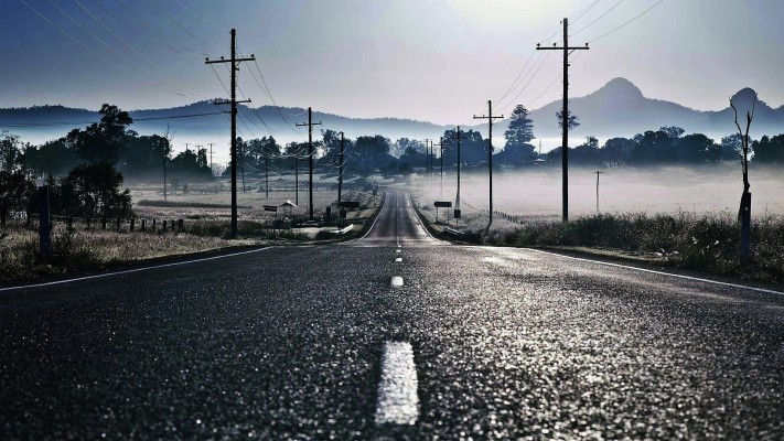 Redwood Highway California Wallpapers - Landscapes Roads - 1280x720  Wallpaper 