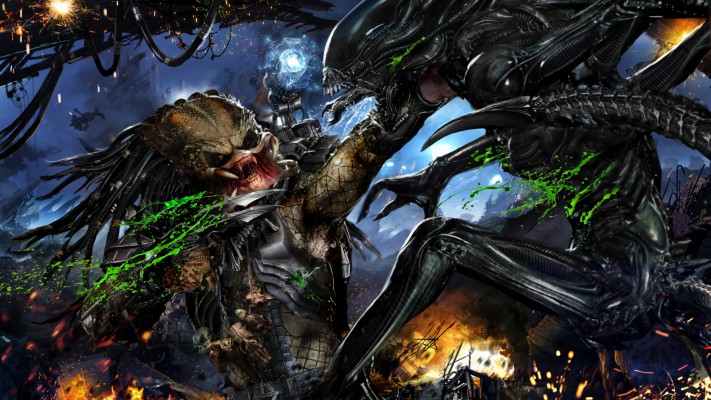 Predator Xenomorph Predator Wallpaper - Aliens Vs Predator - 1920x1080 ...