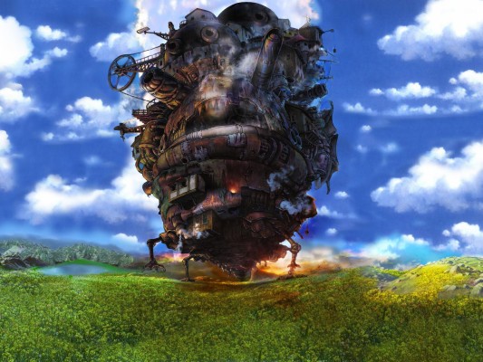 Studio Ghibli Hd Wallpaper - Howl's Moving Castle Background ...