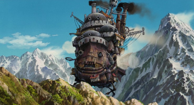 Studio Ghibli Hd Wallpaper - Howl's Moving Castle Background ...