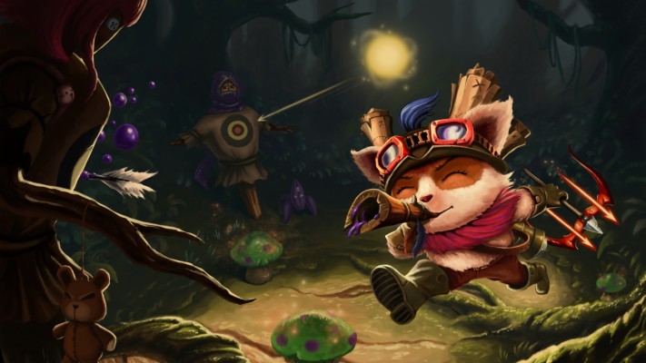 league of legends wallpaper teemo panda