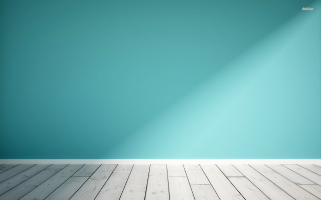 1920x1200, Wooden, Floor, And, Blue, Wall, Digital, - Wall With Floor