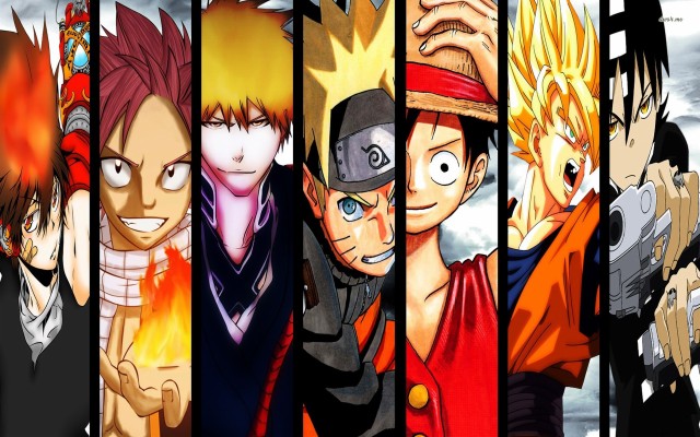 Naruto Bleach One Piece Fairy Tail 19x10 Wallpaper Teahub Io