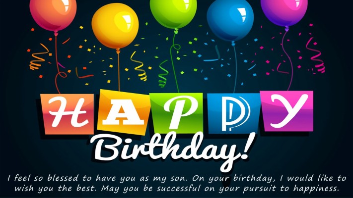 Wish You Happy Birthday My Cute Son - Hd Birthday Images For A Son ...