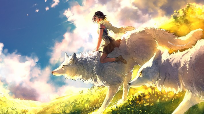 Wolf Anime Dog Girl - 1920x1080 Wallpaper - teahub.io