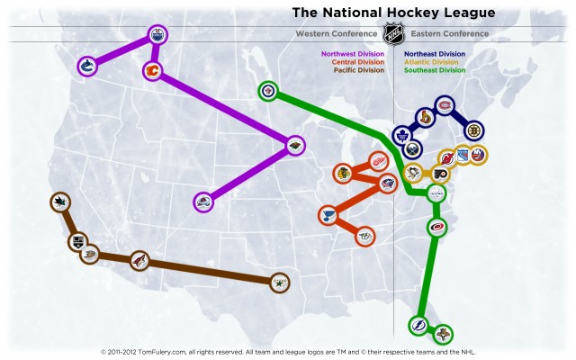 Wallpaper - Nhl Division Map - 1280x800 Wallpaper - teahub.io