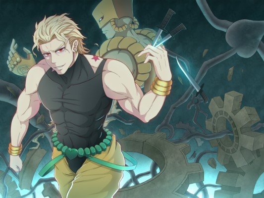 Jojo No Kimyou Na Bouken Dio Brando Muscles 1000x750 Wallpaper Teahub Io