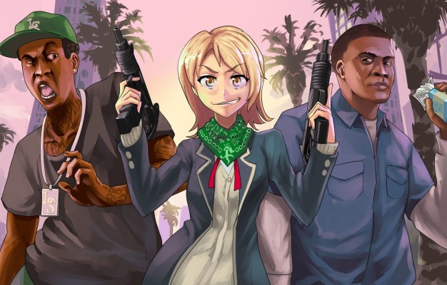 Photo Wallpaper Grand Theft Auto V, Gta 5, Franklin, - Gta 5 Franklin