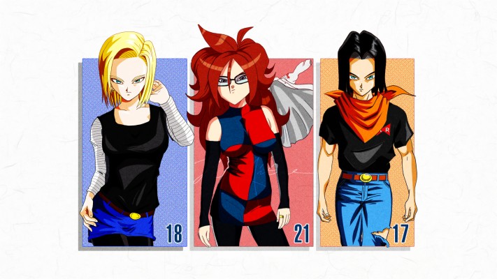 Android 17 18 Toriyama Akira - 1612x1100 Wallpaper - teahub.io