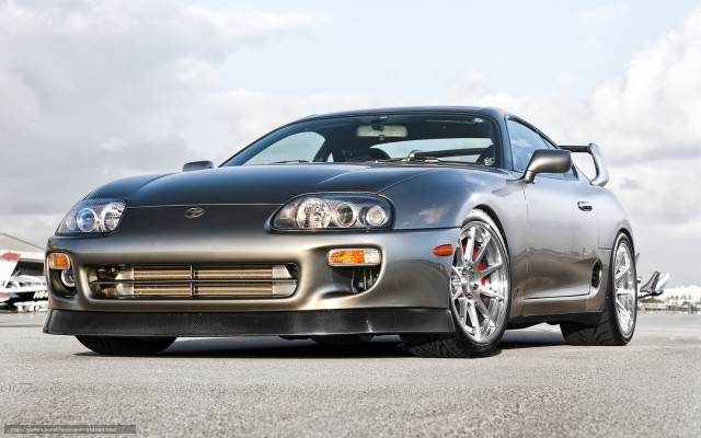 Download Wallpaper Toyota, Supra, Silver, Front End - Supra Adv 1 ...