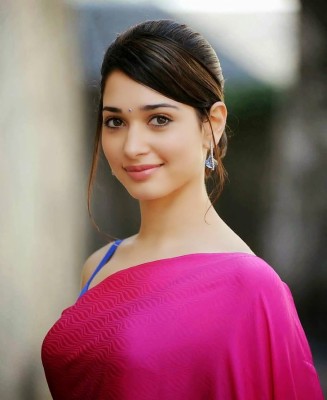 Tamanna Bhatia Pink Saree - 1920x1200 Wallpaper - teahub.io