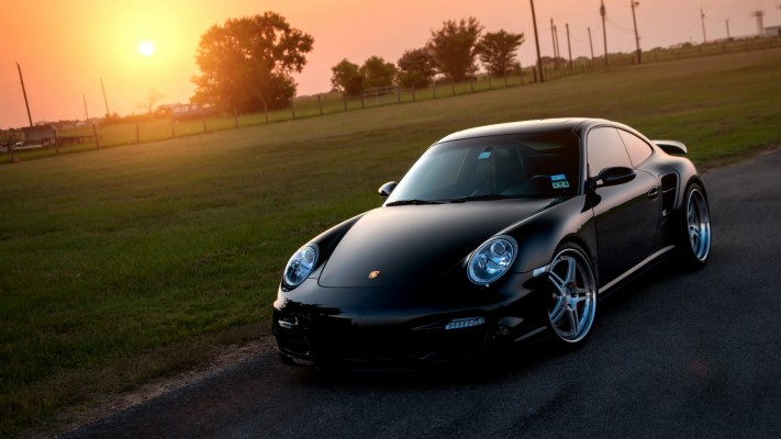 Wallpaper Porsche 911 Roadster Sports Car Turbo - Black Porsche ...