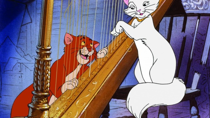 The Aristocats Animation Cartoon Cat Cats Family Disney - Disney Aristocats  - 1366x768 Wallpaper 