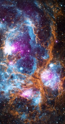 Cosmic Winter Wonderland Nasa - 736x1396 Wallpaper - Teahub.io