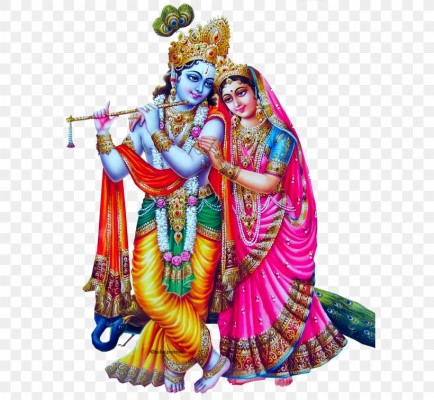 Krishna Janmashtami Radha Krishna Desktop Wallpaper, - 820x755 Wallpaper -  