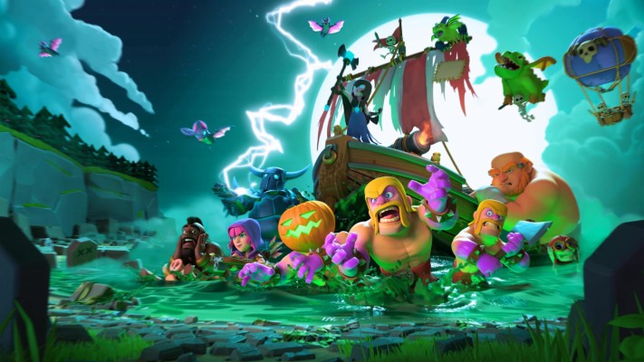 Clash Of Clans 1366 X 768 Hd  - HD Wallpaper