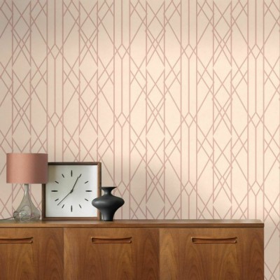 Diamond Wallpaper Art Deco Pink - 1000x1000 Wallpaper - teahub.io