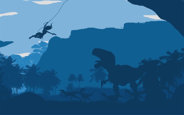 Minimalistic Dinosaur - 1920x1200 Wallpaper - teahub.io