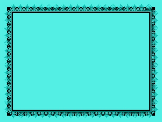 Aqua Coloured Frame Design - Circle - 800x600 Wallpaper 