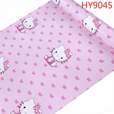 Hello Kitty Pink Blue Wallpaper 3d Lovely Cartoon Cat - Wallpaper ...