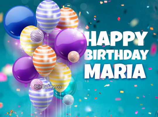 Maria Balloons Birthday Wish - Happy Birthday Angela - 1200x888 ...