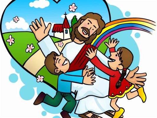 Jesus Clipart Wallpaper - God's Children Clipart - 1024x768 Wallpaper ...