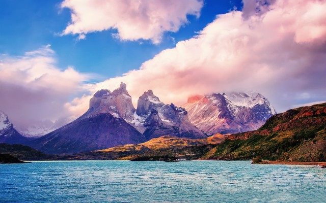 Photo Wallpaper Chile South America Patagonia Patagonia Torres Del Paine National Park 1332x850 Wallpaper Teahub Io