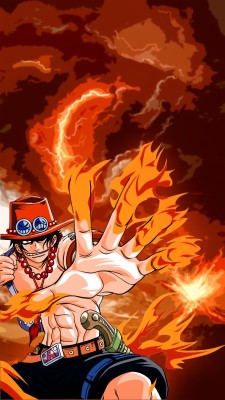 Download Wallpaper One Piece For Android - Ace One Piece Hd - 900x1600  Wallpaper 