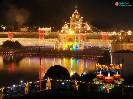 Amritsar Golden Temple Diwali High Definition Wallpaper - Diwali 2018