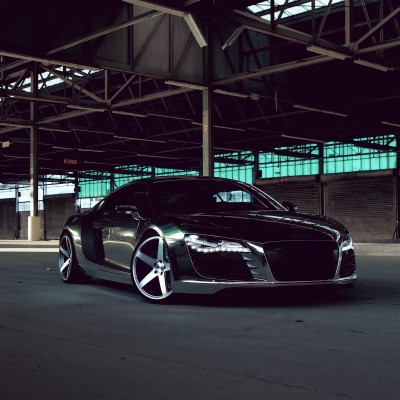 Wallpaper Audi, R8, Chrome, Black, Cw-5, Matte Black - Audi R8 Matte ...