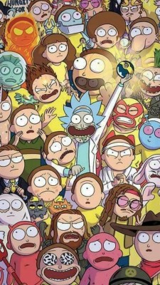 Rick And Morty Collage - 700x1244 Wallpaper - teahub.io