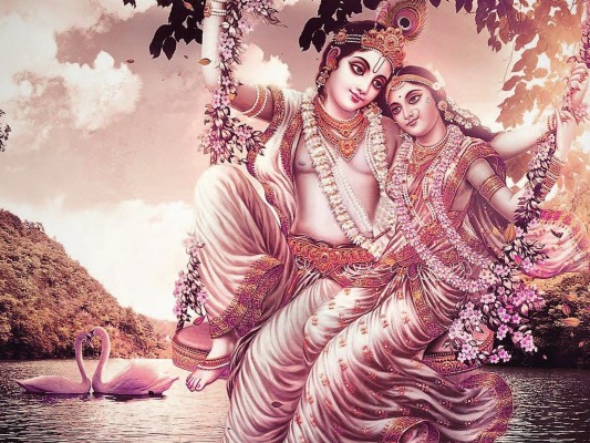 Radha Krishna Swing Wallpaper - Ultra Hd Hd Images Of Radha Krishna -  1600x1200 Wallpaper 
