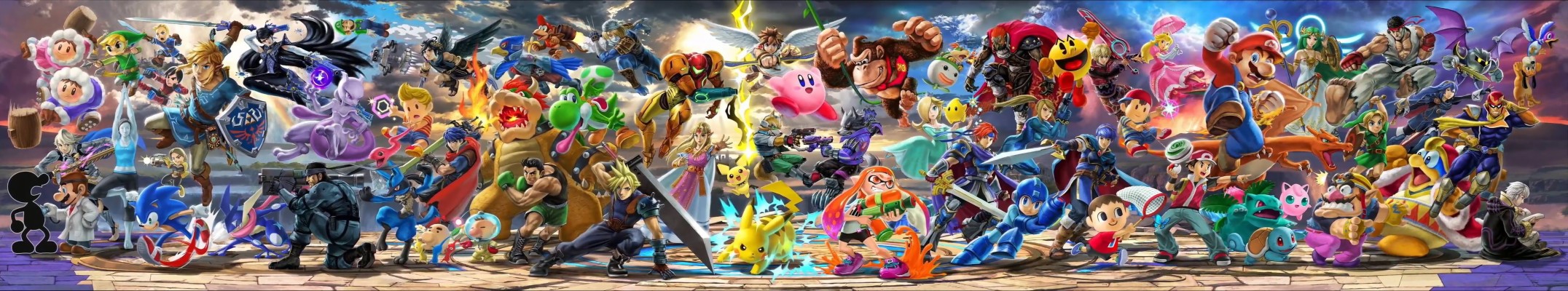 Ssbu Everyone Is Here - 5822x1082 Wallpaper - teahub.io