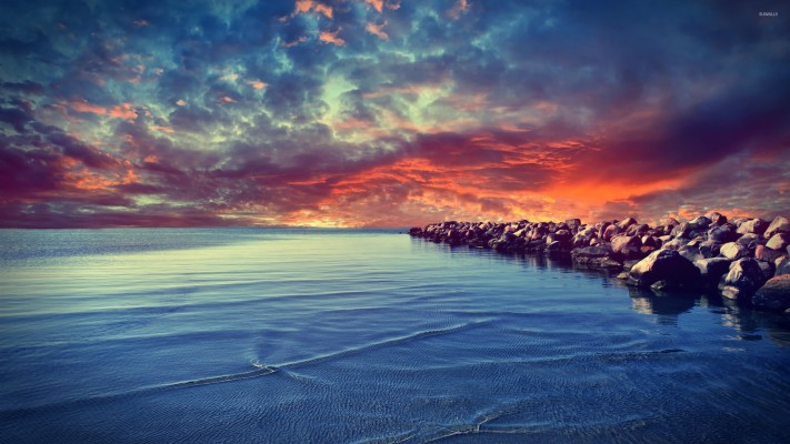 Rocky Beach At Sunset 2 Wallpaper Beach Sunset Australian Landscape 1920x1200 Wallpaper 