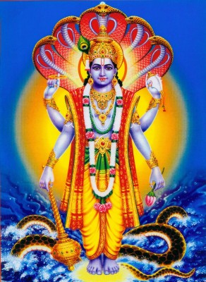 Mahavishnu Hindu God Wallpaper - Lord Narayana - 729x997 Wallpaper -  