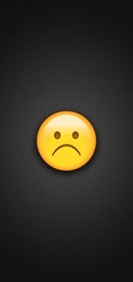 Very Sad Emoji Phone Wallpaper - Smiley - 1080x2280 Wallpaper 