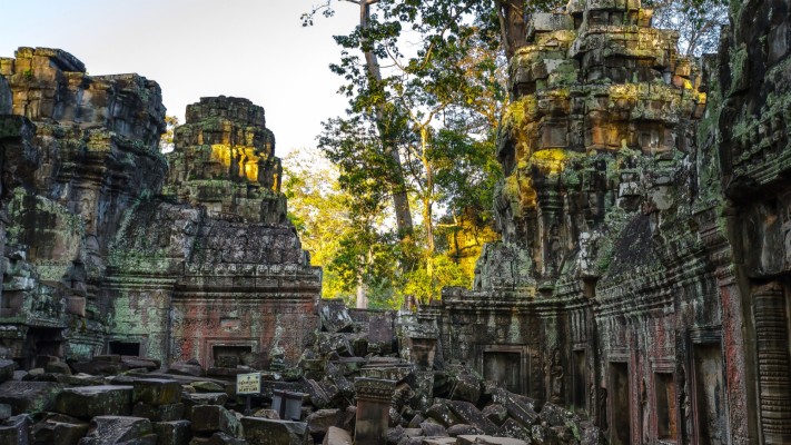 Sunset At Angkor Wat Temple - 1551x1033 Wallpaper - teahub.io