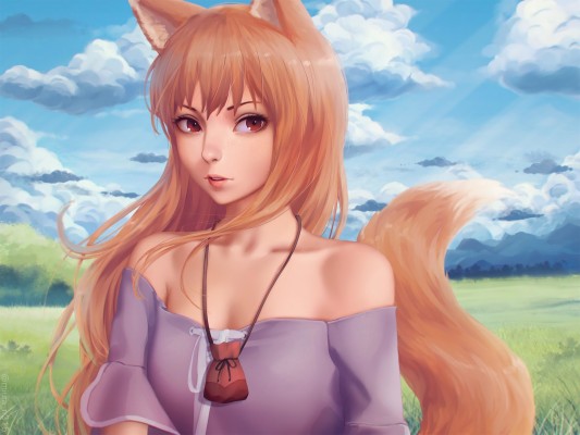 High Resolution Holo Hd Wallpaper Id - Horo Spicy And Wolf - 1920x1440 ...