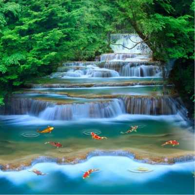 Chinese Waterfall - 1000x1000 Wallpaper - teahub.io