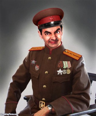 Communist Officer Mr Bean Funny Picture - Ronald Reagan And Stalin ...