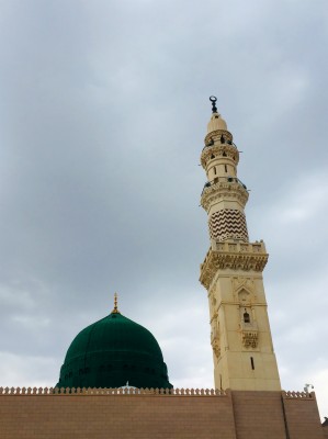 Beautiful Evening At Masjid An-nabawi - Dome - 720x960 Wallpaper 