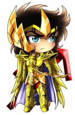 Sagittarius Aiolos Chibi - 665x1024 Wallpaper - teahub.io