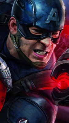 Captain America In Avengers Age Of Ultron - Captain America Wallpaper Hd  Android - 1080x1920 Wallpaper 