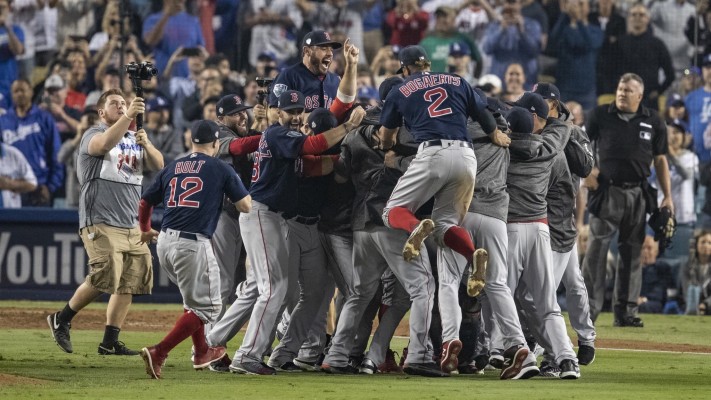 Logo Full Black Red Sox World Series 2018 2048x1152 Wallpaper